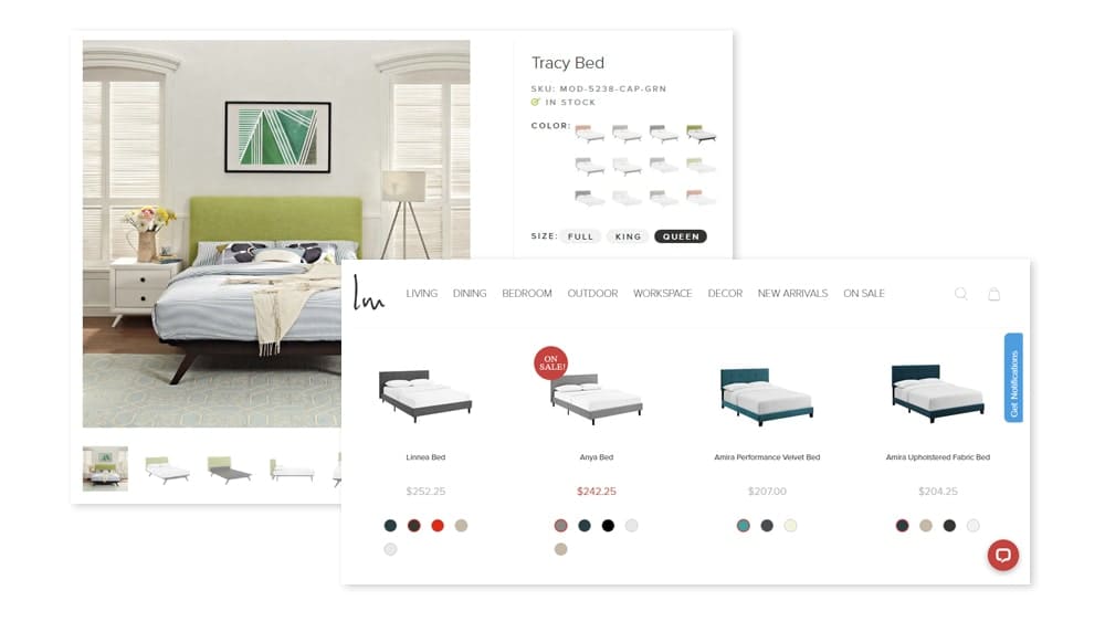 أهم 8 نصائح قبل تصميم موقع الأثاث و3 نماذج ناجحة 4 تصميم موقع الأثاث لكس مود